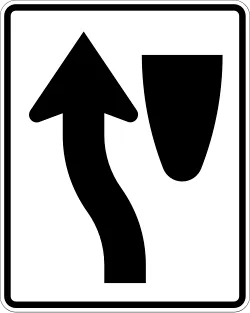 Keep Left Sign