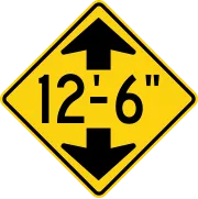 Low Clearance Sign