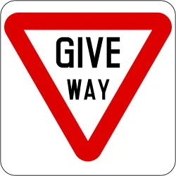 Singapore Give Way / Yield