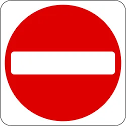 Singapore No Entry