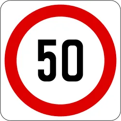 Singapore Speed Limit (50)