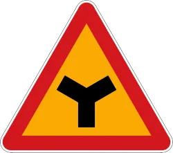Korea Warning Sign - Right Bend (103)