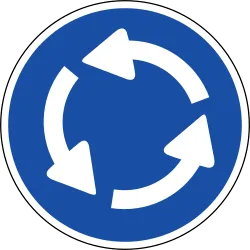 Turn Left Only Sign