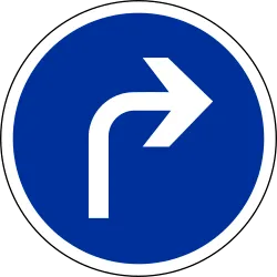Keep Left Sign