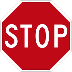 Australia Traffic Sign - Stop (R1-1)